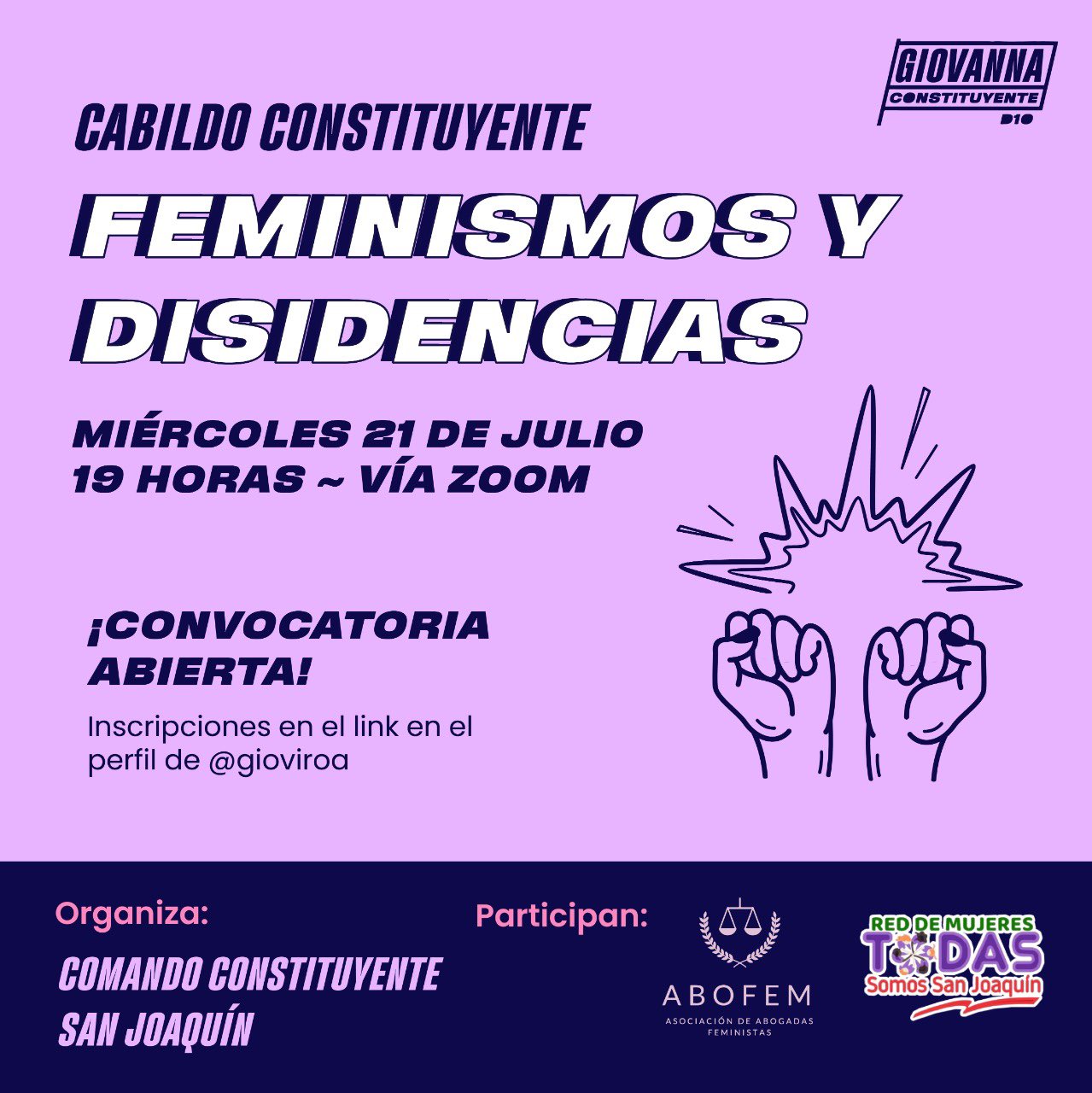 Cabildo constituyente: Feminismos y disidencias