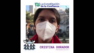 * Cápsula de la Confianza: Cristina Dorador, constituyente distrito 3