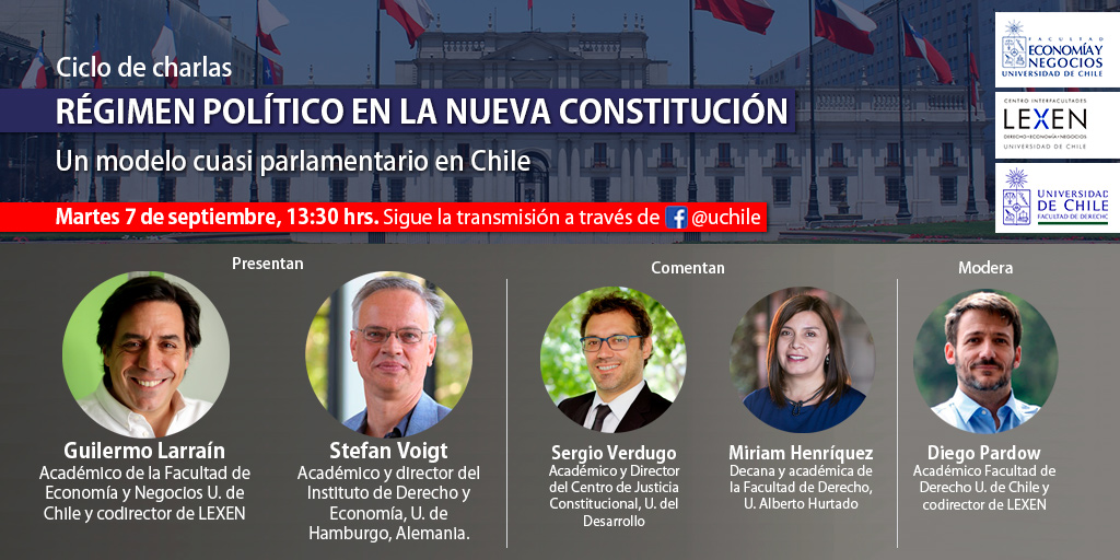Centro LEXEN invita a la charla “Un modelo cuasi parlamentario en Chile”