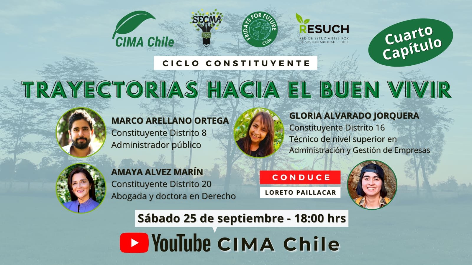 CIMA Chile invita a un nuevo capítulo de “Trayectorias hacia el Buen Vivir”