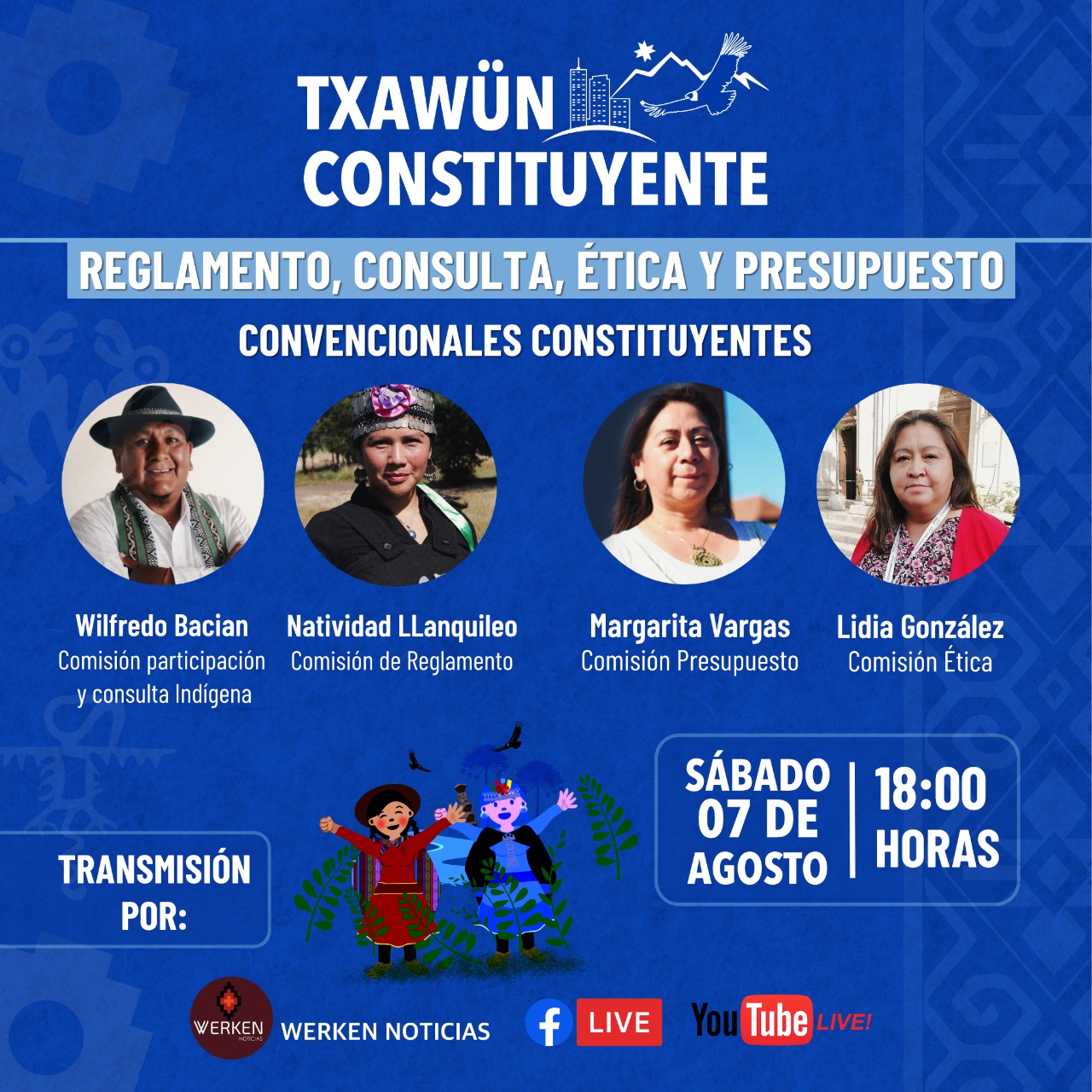 Constituyentes de los pueblos indígenas organizan Txawün Constituyente
