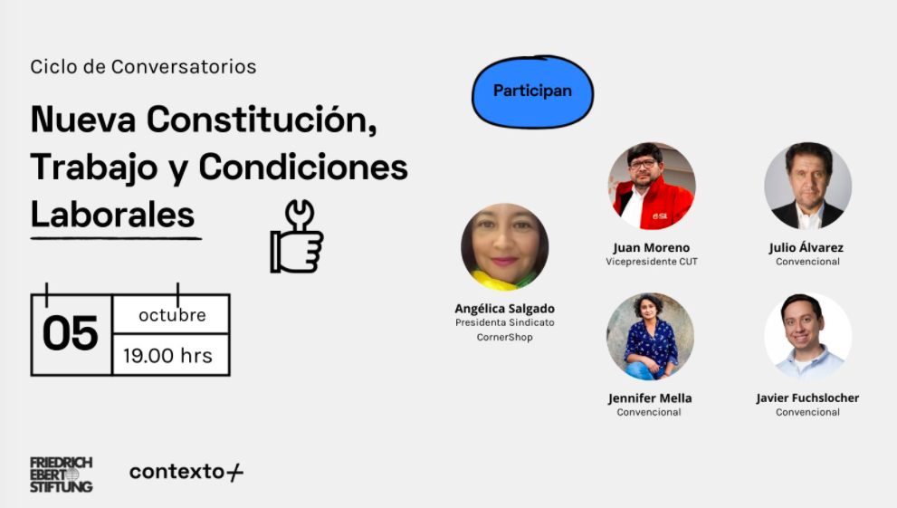 Contexto invita al conversatorio "Nueva Constitución, Trabajo y Condiciones Laborales”