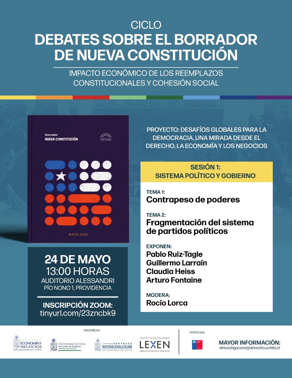Ciclo "Debates sobre el borrador de nueva Constitución" - Sesión 1
