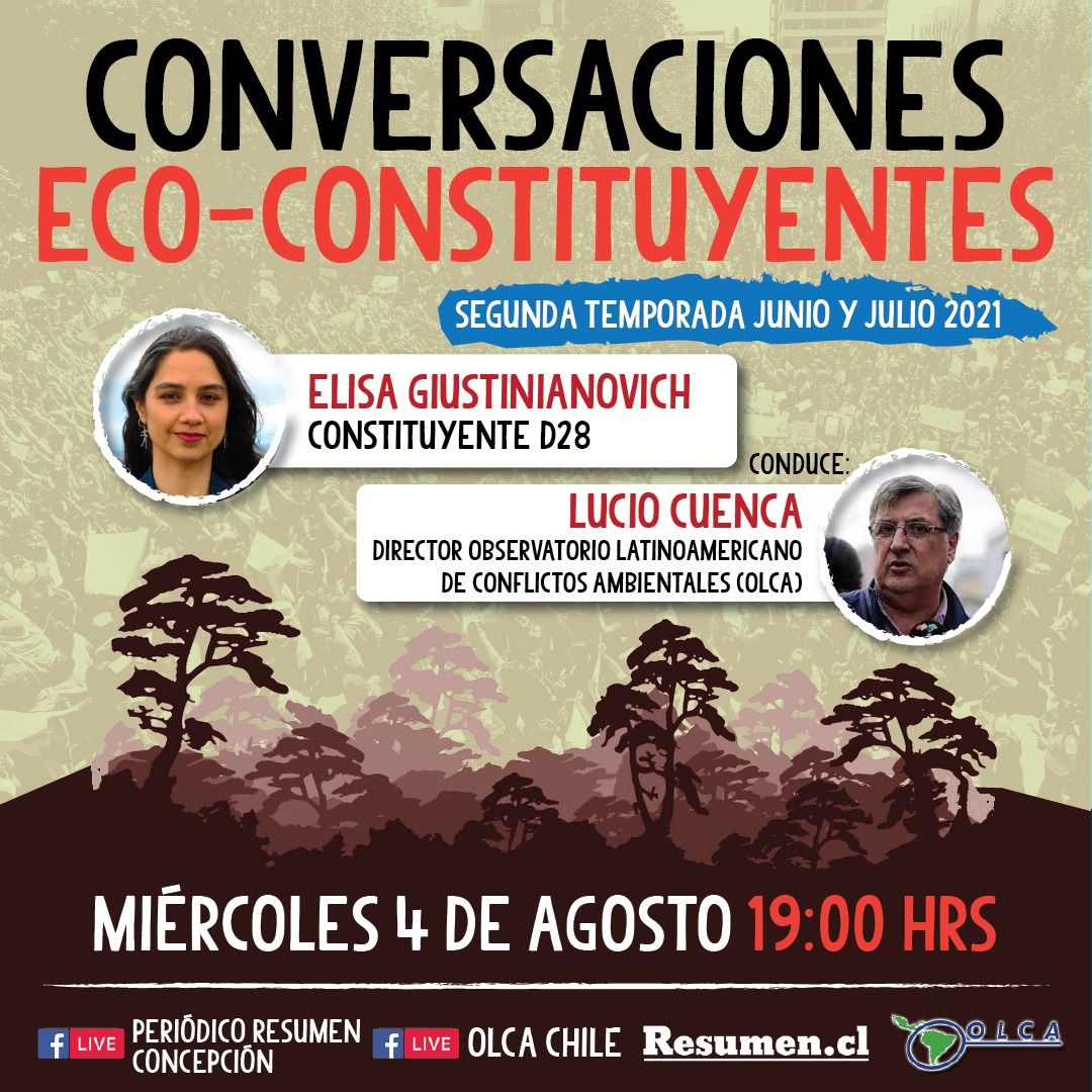 OLCA  y Resumen presentan nuevo capítulo de “Conversaciones Eco-Constituyentes”