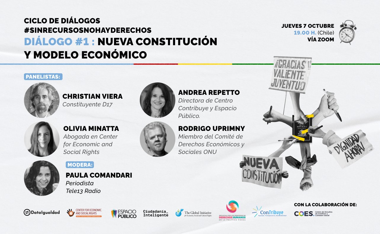 ONG Ciudadanía Inteligente invita al debate: “Nueva constitución y modelo económico”