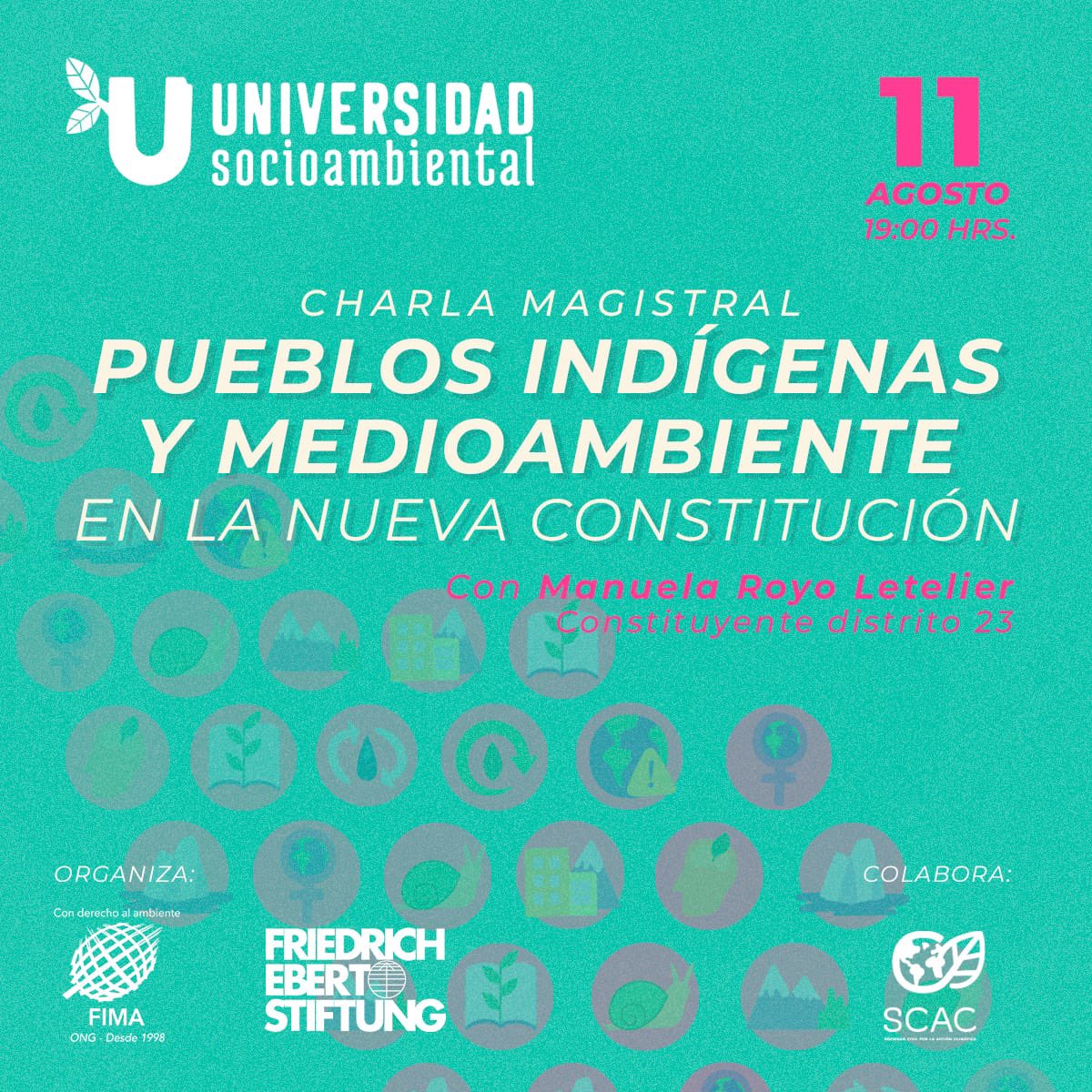 ONG FIMA invita a la Cátedra Magistral "Pueblos indígenas y medioambiente en la nueva constitución”